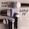 Professional Makeup Brushes BS-MALL With Travel Case - Kabuki Brush