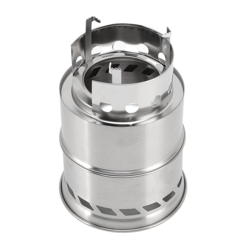 Mini Alcohol Stove for Camping Hiking Stainless Steel Campfire Stove