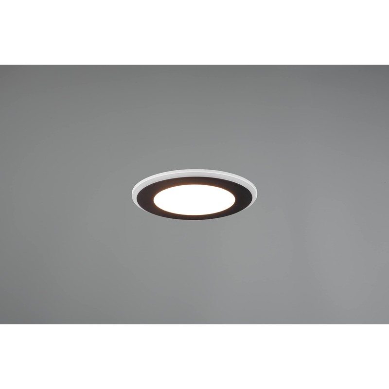 Trio Leuchten Aura 652410132 LED Recessed Light Plastic Matte Black