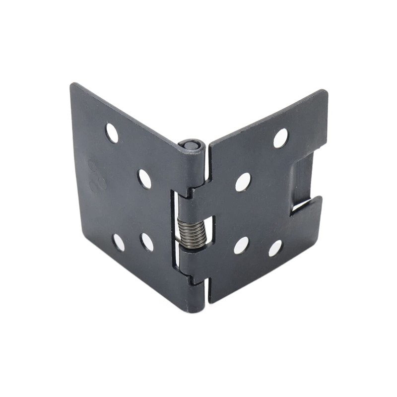 UTALIND 4 Pcs Black Square 90 Degree Self Opening Spring