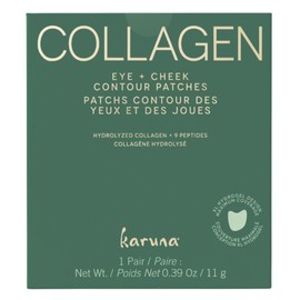 Karuna Skin - Collagen Hydrogel Eye & Cheek Mask, 2-Piece Hydrating & Rejuvenating Patches, Age-Defying, Deeply Moisturizing, Targets Fine Lines & Puffiness, 1 Pack