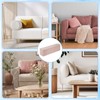 sourcing map 4Pcs Twill Stretch Armrest Covers, Soft Armchair Slipcovers
