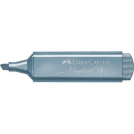 Faber-Castell 154647 – Highlighter TL 46, Metallic Ice Blue, 1 Piece