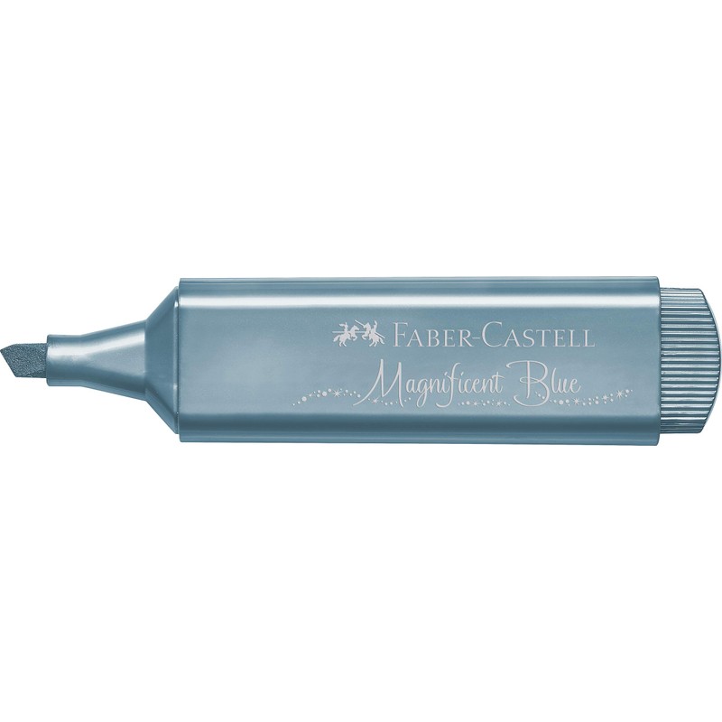 Faber-Castell 154647 – Highlighter TL 46, Metallic Ice Blue, 1
