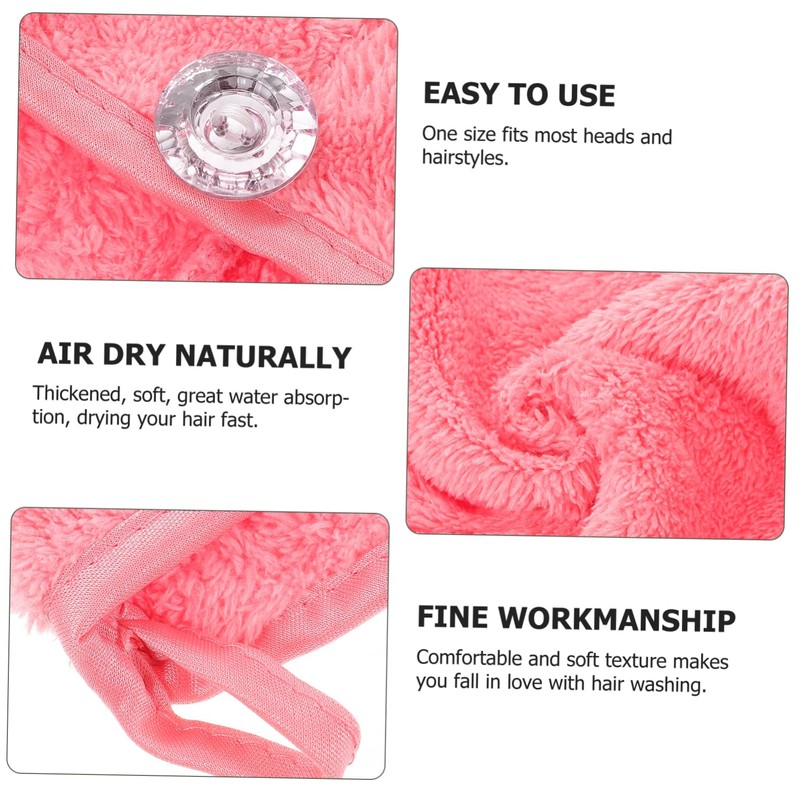 NOLITOY Hair Dry Wrap Cap Quick Drying Hair Towel for
