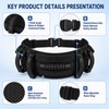 N1NZDYY Gait Belt for Seniors, Transfer Belt with Padded Handle