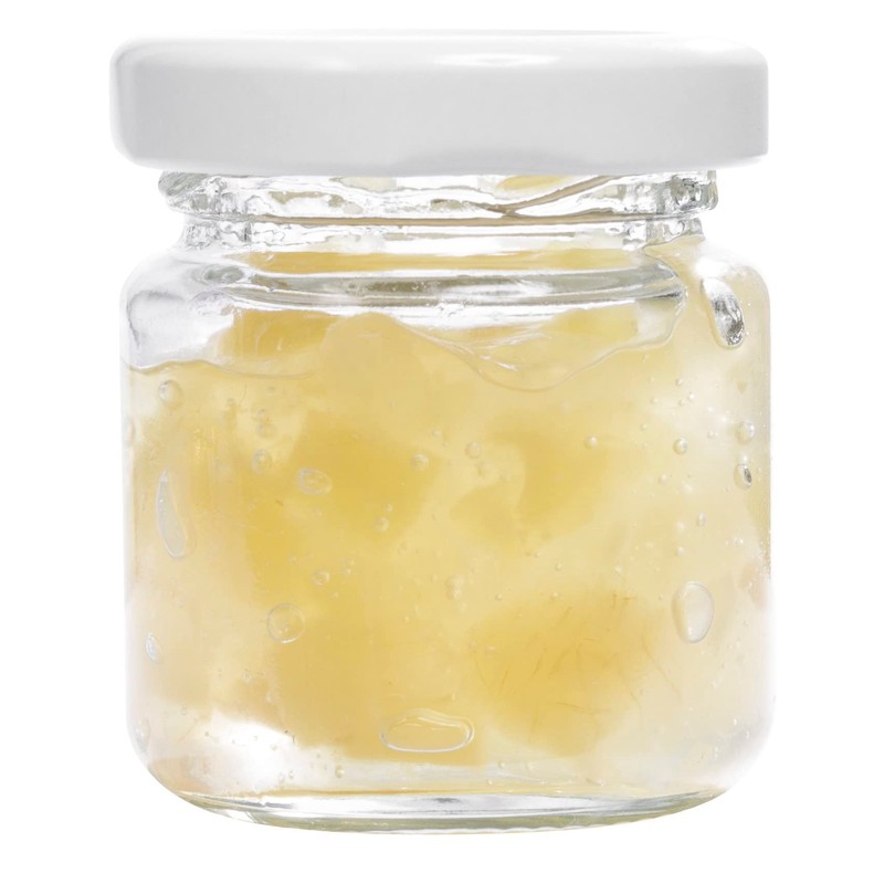 mikken 10 Small Preserving Jars 53 ml with Lids White