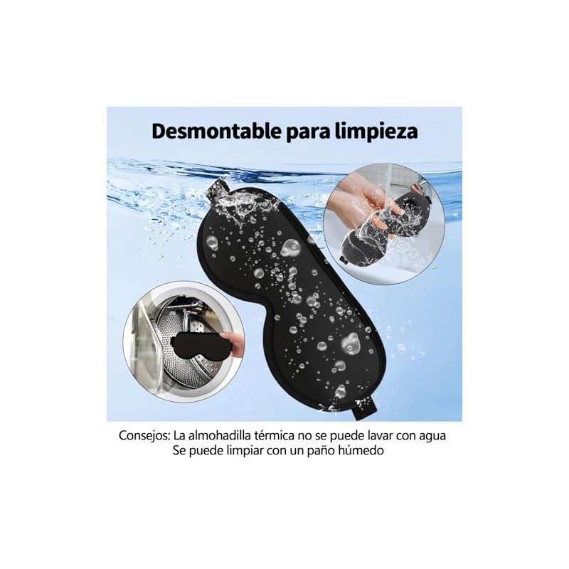 Máscara térmica para para ojos secos,Máscara de Ojos Calentada,Antifaz Termico
