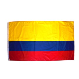 High Supply 3x5 Colombia Flag with Two Brass Grommets, Double Stitched Edges, and 100% Polyester Fabric Flag of Colombia, Bandera de Colombia, Colombian Flag, Flag of Colombia