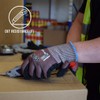 Scan Cut Resistant Level F Gloves, Nitrile Palm, Enhanced Grip,