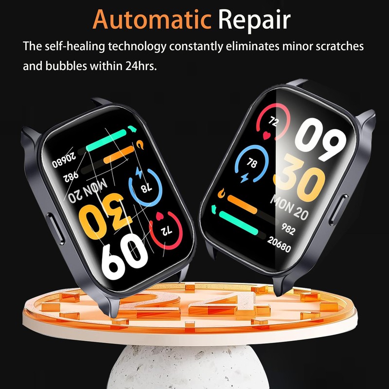 Compatible for anyloop Fitness Tracker Screen Protector, Lamshaw Full Coverage