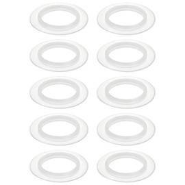 Micro Traders 10PCS Silicone O-Rings Gasket Inner Diameter 23mm Outer Diameter 38mm Sink Plug Rubber Seal Suitable for The Drainage Plug of Push-Type Pop Up Wash Basin for Bathroom, HO174-AW