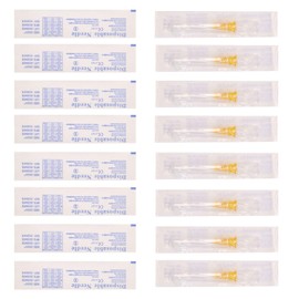 100Pack 25Ga 1 Inch Luer Lock Industrial Dispensing Accessories Supplies, Individually Packaged