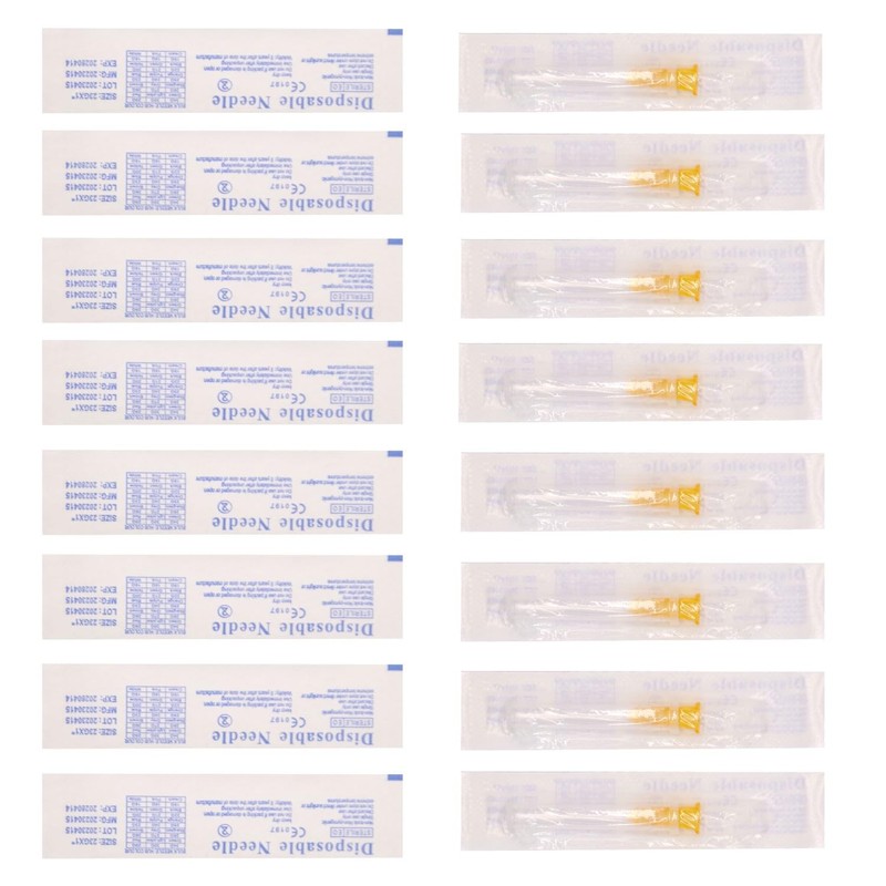 100Pack 25Ga 1 Inch Luer Lock Industrial Dispensing Accessories Supplies,