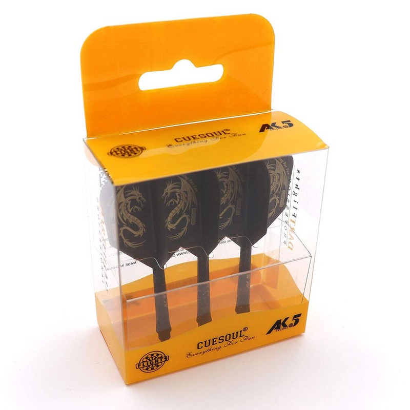 CUESOUL ROST Integrated Dart Shaft and Flights,big wing shape,Set of