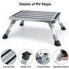 Risornda Extra Large RV Step Stool, 19" x 14.5" RV