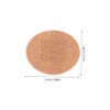 KOMBIUDA 50pcs Oval Bandages for Sensitive Skin Breathable Fabric Patches