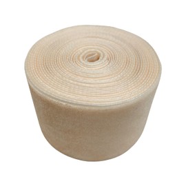 MMvolesy 3 Yards Lvory Single Face Velvet Ribbon 38MM (1.5 Inch) Used for Gift Packaging Christmas Tree Christmas Gift Box DIY Packaging