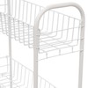 Household Essentials 05121 Slim Line 3-Tier Metal Storage Cart |