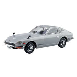 Aoshima Bunka Kyozai 1/32 The Snap Kit Series Nissan S30 Fairlady Z Silver Color Coded Plastic Model 13-D