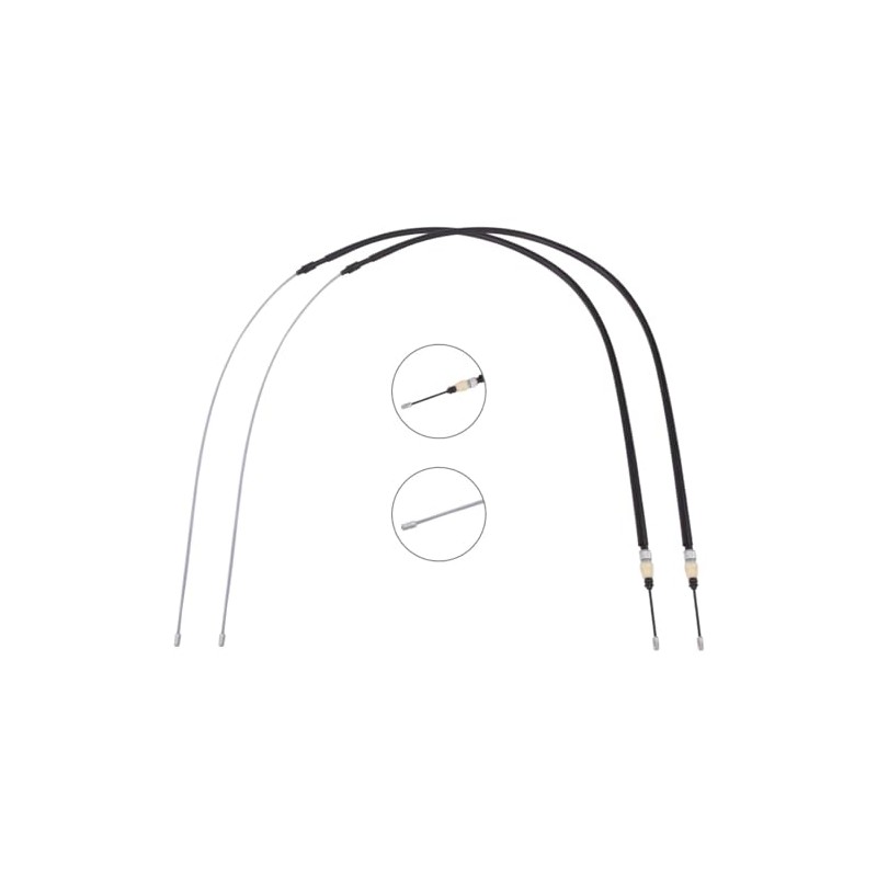 RIDEX 124C1457 Handbrake Cable Rear 1905/1113 mm