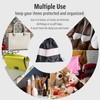 4 Pack Satin Dust Bags for Handbags with Clear Window.