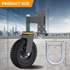 Gate Wheel, 8” Heavy Duty Fence Gate Wheel, Made of