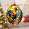 Rooster Ornament – Farmhouse Decor | Rustic Kitchen Ornament +