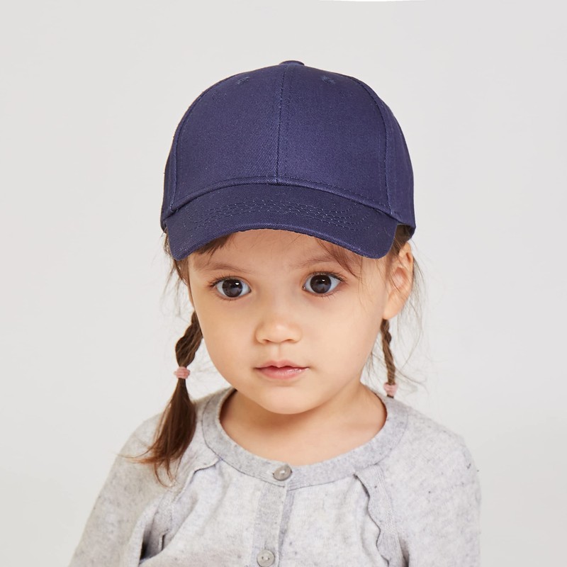LANGZHEN Gorra de béisbol ajustable para niños de 100% algodón,