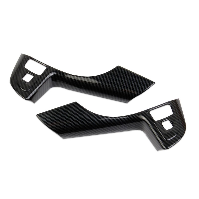 Korlot Carbon Fiber Style Interior Steering Wheel Cover Trim Accessories