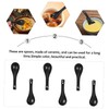 Alipis Smooth Ceramic Soup Spoons 6pcs Set Rice Eating Spoons