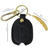 LVYOUME Premium Car Key Cover -nitial Letter Keychain| Leather Key