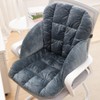 SKINFORD Desk Chair Cushion Semi-Enclosed Rocking Chair with High Back