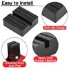 DEDC 4PCS Square Jack Stand Pad for Toe Jack Axle