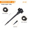 Elecbee Scaffold Podger Ratchet Spanner Ratchet Wrench Double Ratchet Multifunctional