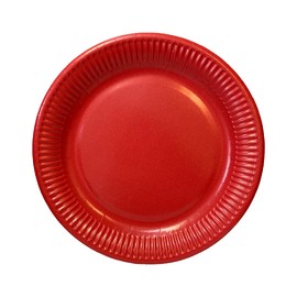 Red Party Paper Plates | Round Dessert Plates | Ruby Red Colour | Packs of 8 16 31 96 | 9" / 23cm (32)