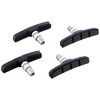 Point V-Brake Aluminium Brake Pads, Black, 2 Pairs, 70 mm