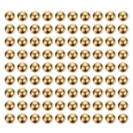 sourcing map 150pcs Precision Solid Brass Bearing Balls 2mm Industrial Brass Ball Spheres for Machinery, Automotive, and DIY
