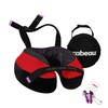 Cabeau The Neck's Evolution S3 Neck Pillow, Red/Black