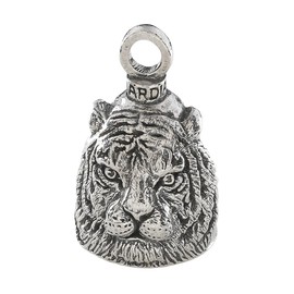 Guardian Bell Tiger Good Luck Bell w/Keyring & Black Velvet Gift Bag | Motorcycle Bell | Lead-Free Pewter | Good Luck Gift to Friends & Family | Bike Bell | Made in USA
