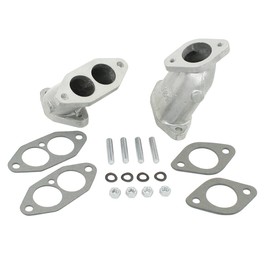 Dual Carb Intake Manifolds, For ICT Single Barrel Carbs, Compatible with Dune Buggy