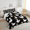 Homewish Cute Duck Full Size Comforter Set,Cartoon Farmhouse Livestock Animal