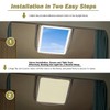 RV Roof Vent Skylight Insulator Window Cover, Sun Blackout Fabric