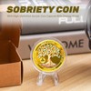 4 Years Sobriety Coin-Sobriety Gifts for Anniversary -Tree of Life