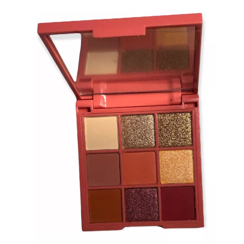 Bonita Cosméticos Paleta De 9 Sombras De Ojos Mate, Shimmer