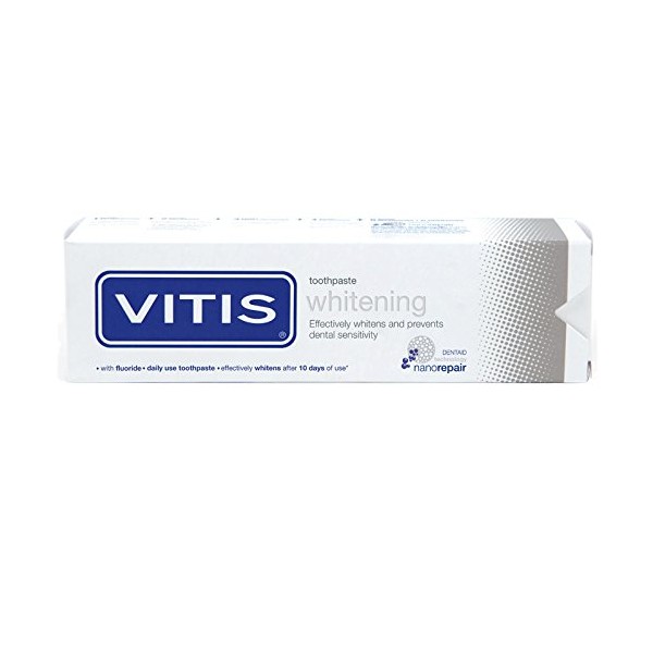 Vitis whitening Zahnpasta 100ml, 2er Pack (2x 100ml)