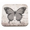 Modena Butterfly Design Set of 4 Square Cork Coaster