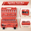 3/8” Drive Socket Set, 76 Pieces Ratchet Wrenches Set, Standard