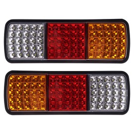 FSHero Riding 75 LED Truck Tail Light Bar, 2Pcs 12V Turn Signal Brake Reverse Light for Trailer Truck Boat RV Camper Motor Home