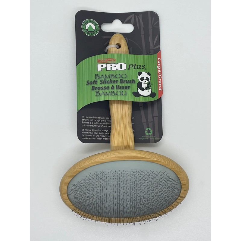 Burgham Pro Plus Grooming Brushes for Dogs, Soft Slicker Brush,